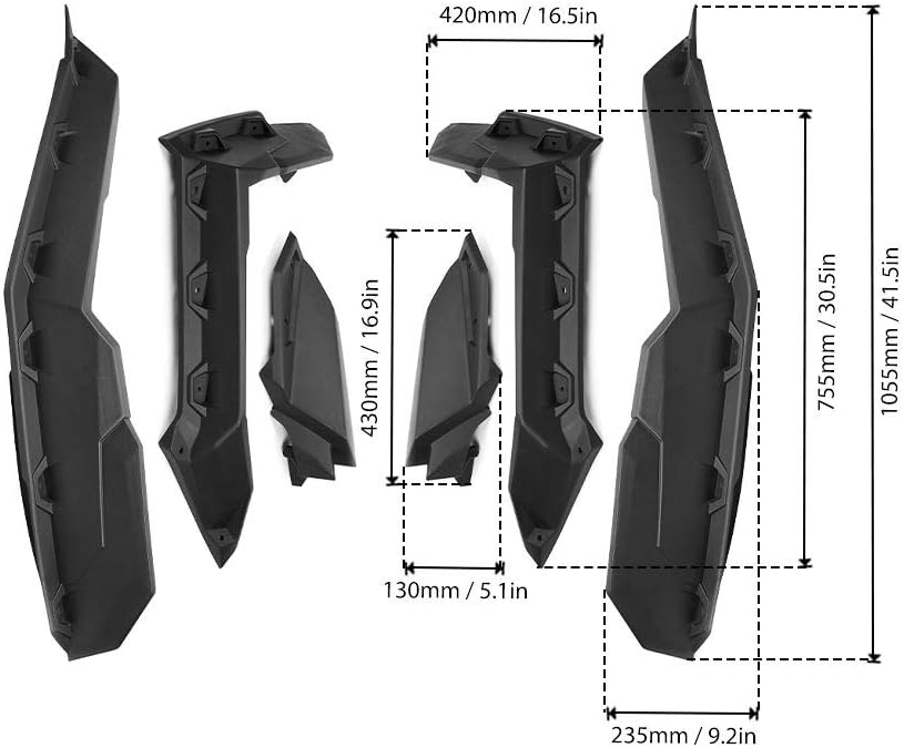 Fender Flares for Can-Am Maverick X3 / X3 Max