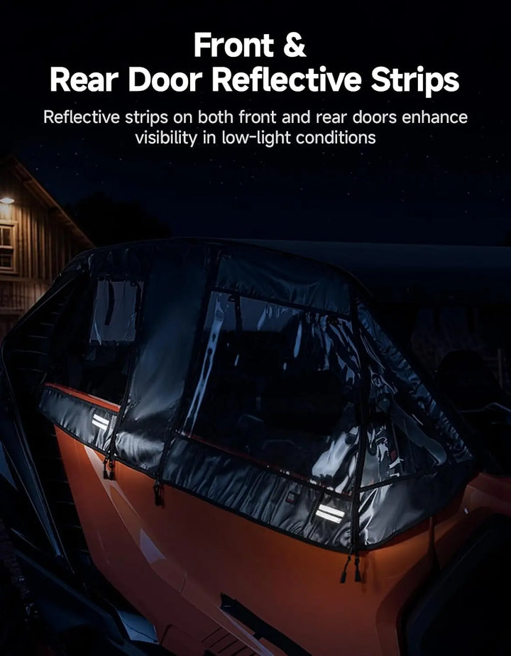 KEMIMOTO Soft Upper Door Cab Enclosure for CFMOTO ZFORCE Z10-4