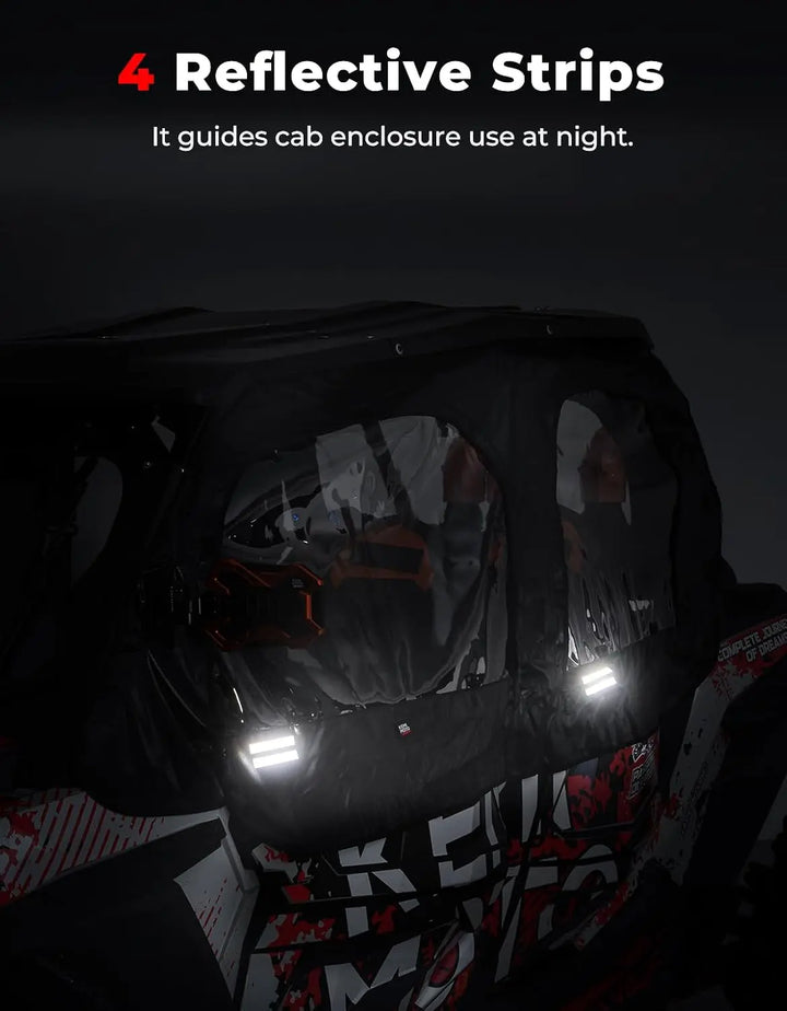 Soft Upper Door Cab Enclosure Set for Polaris RZR XP 4 1000 2014-2023