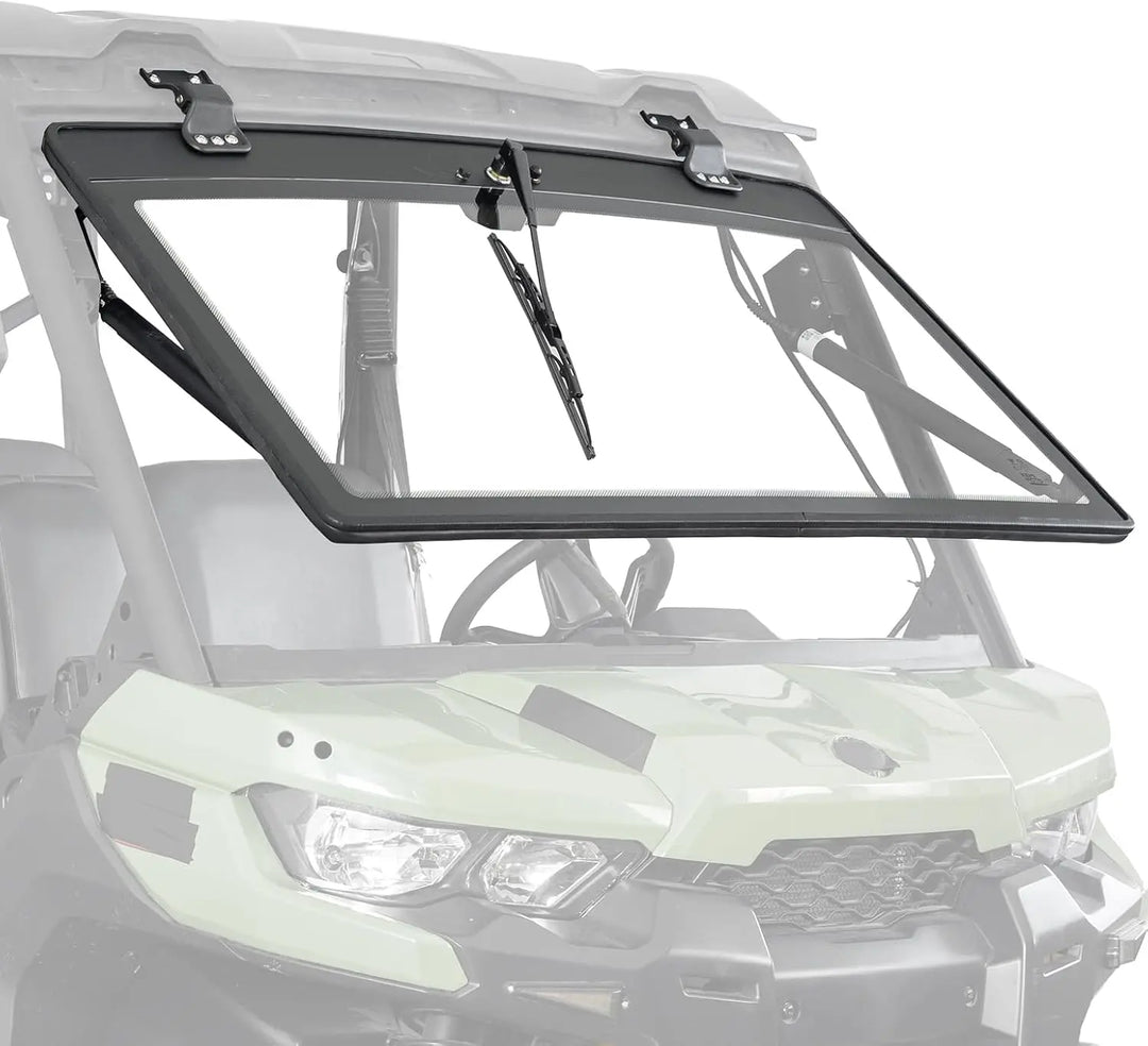 Power Flip Glass Windshield Fits Can-Am Defender