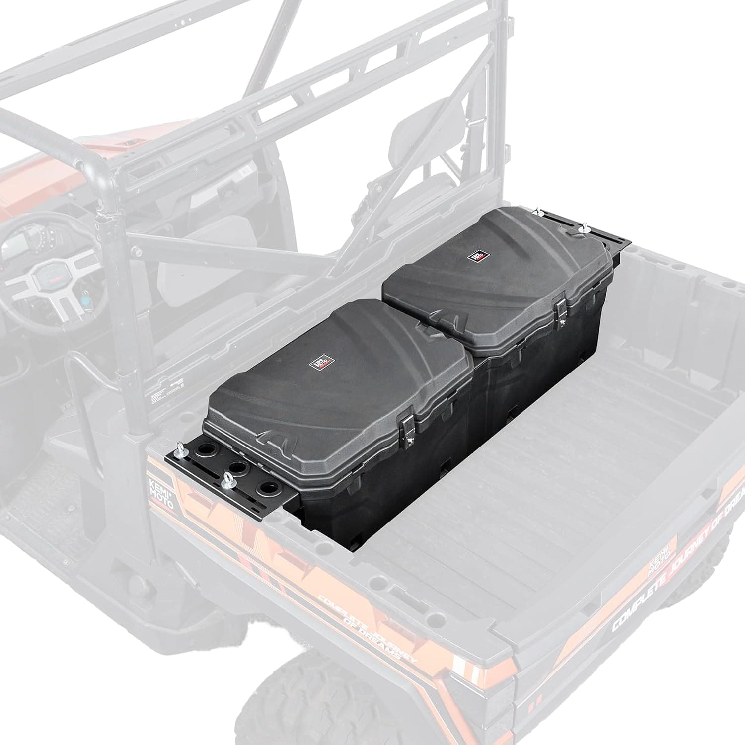 UTV Bed Box 29GAL for Polaris Ranger 1000 / XP 1000 / CREW 2018-2024 - Kemimoto