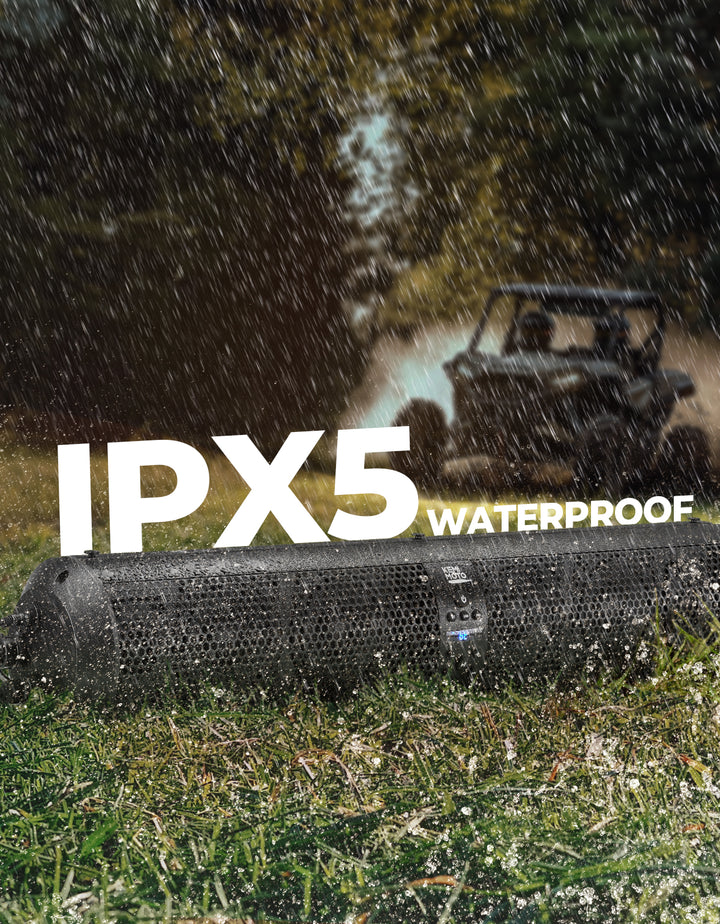 UTV Bluetooth Sound & Light Combo Kit for Can-Am / Polaris / CFMOTO (1.5"-2.25" Roll Bar)