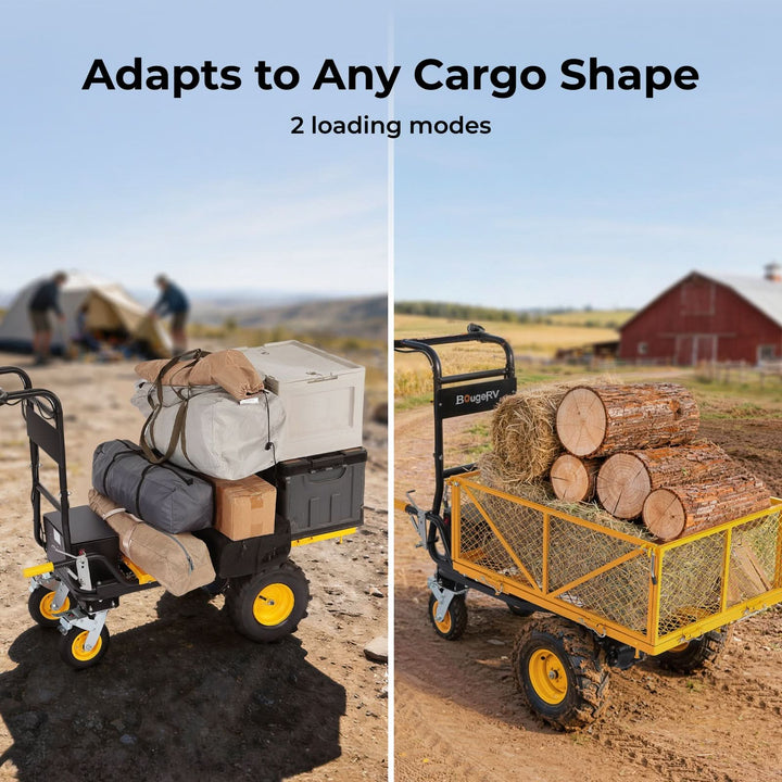 BougeRV GC660 Electric Utility Garden Cart - Kemimoto