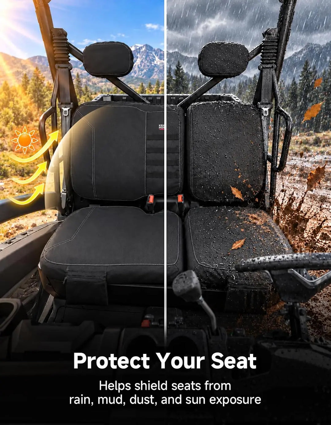 UTV 1680D Seat Covers Set For CFMOTO UFORCE 600 2021+