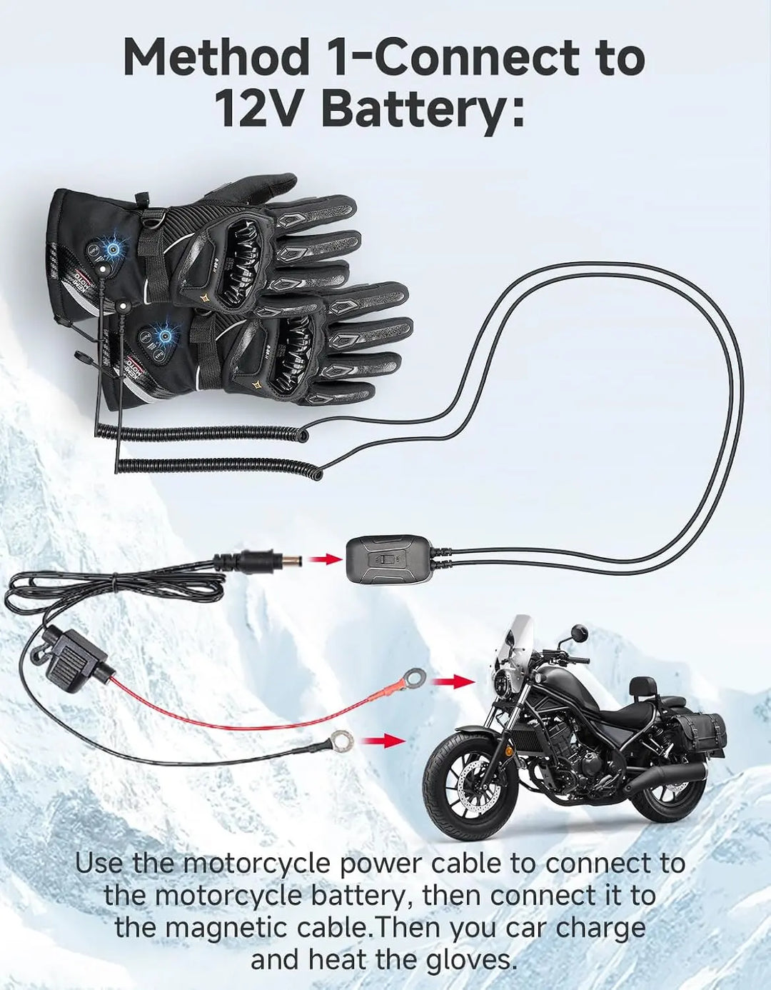 Charging Cable for Heated Gloves
