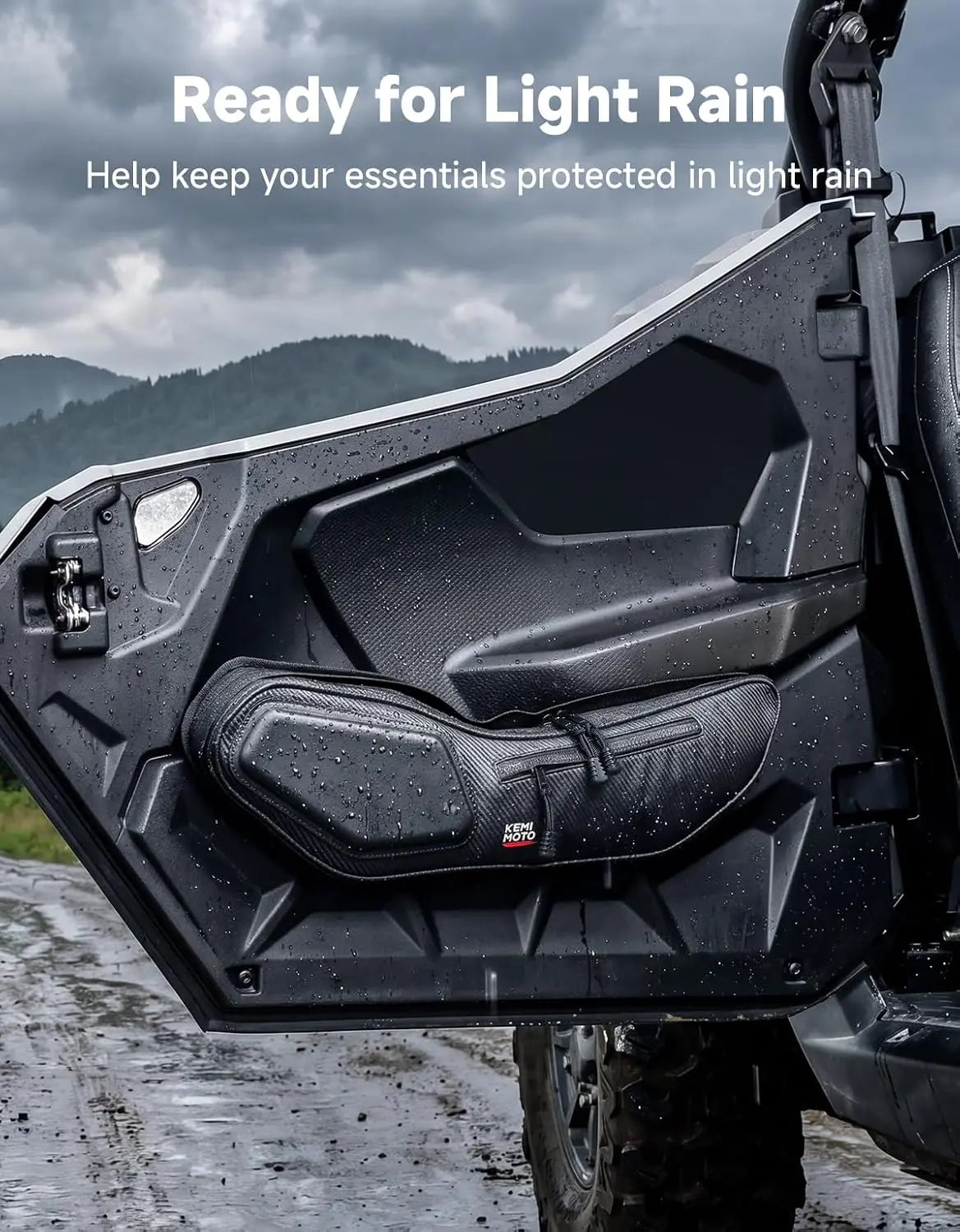 Front Door Storage Bags with 5mm Knee Pads for Polaris RZR Pro XP / Pro R / Pro S 2025-2026