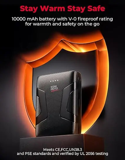 Plaid Heated Vest with Battery Pack