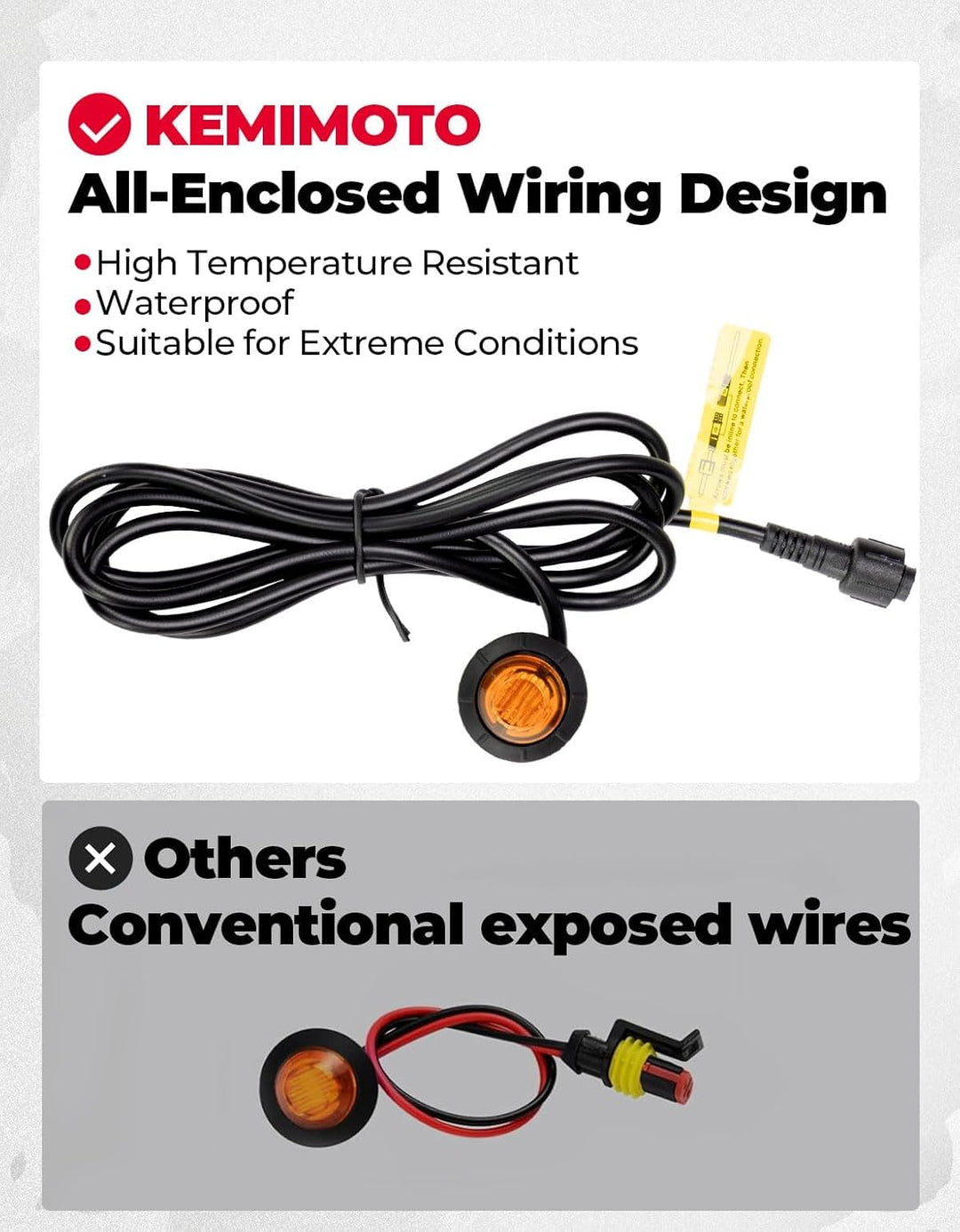 Universal Plug & Play Turn Signal Kit With Rocker Switch & 110D Horn