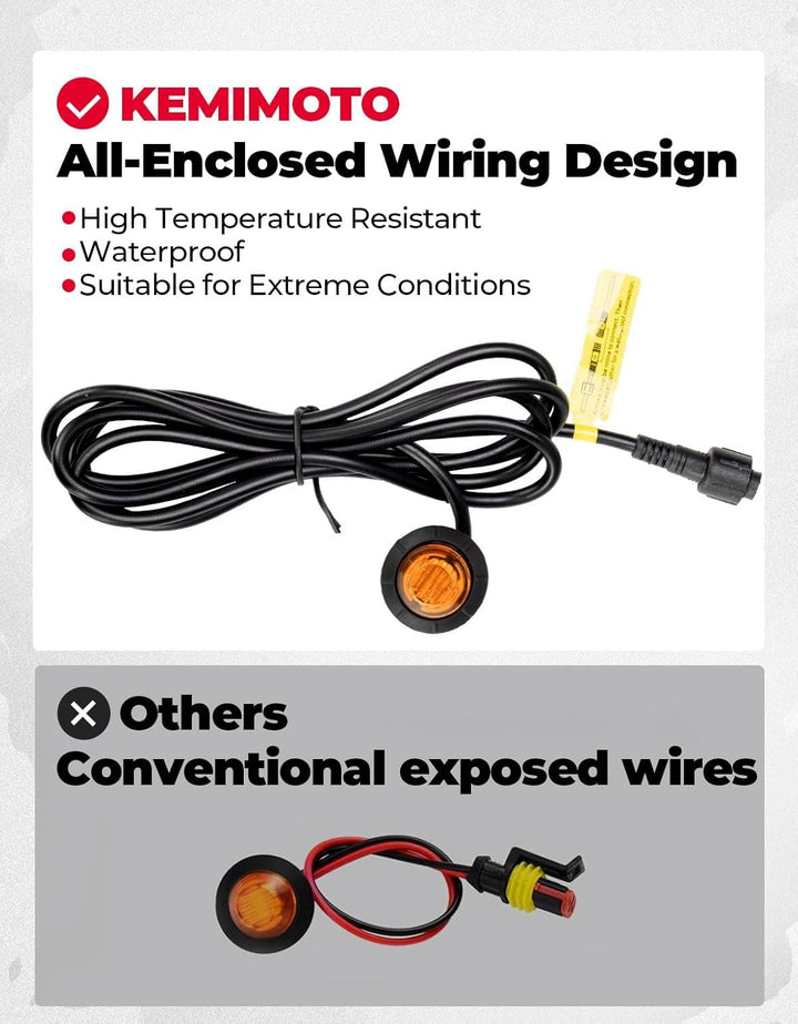 Universal Plug & Play Turn Signal Kit With Rocker Switch & 110D Horn