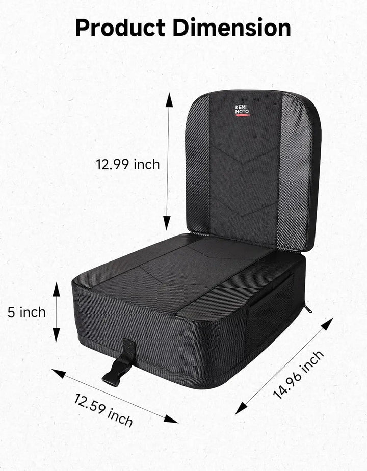 KEMIMOTO 5" UTV Universal Fit Seat Cushion for Smaller Riders