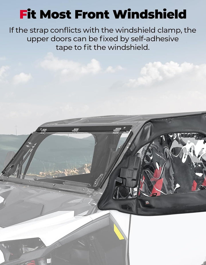 Soft Cab Enclosure Upper Doors for 2024+ Polaris RZR XP 4 1000