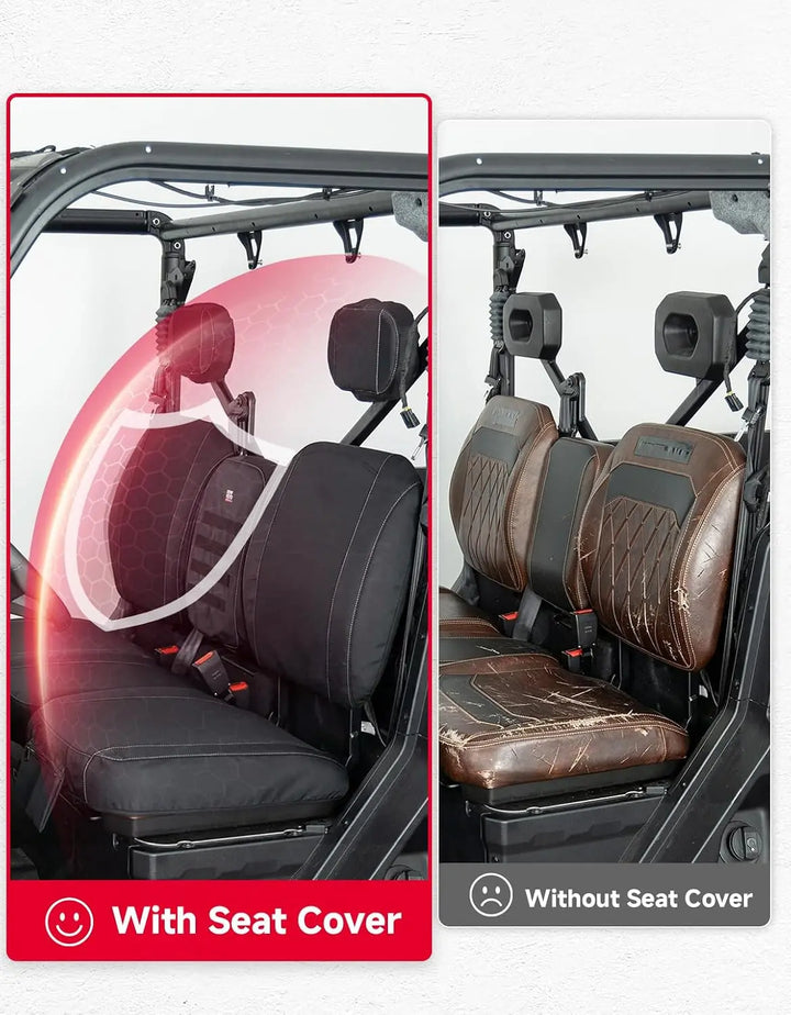 KEMIMOTO Front Seat Covers with Storage for CFMOTO UFORCE U10 Pro 2025+