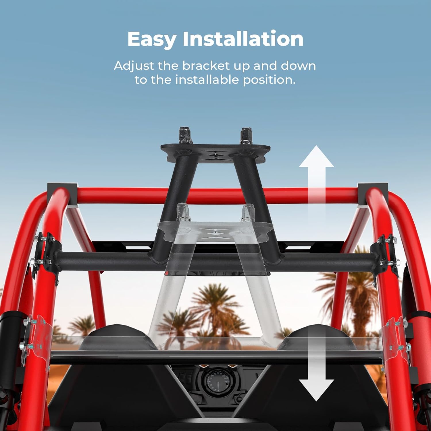 Spare Tire Carrier Mount for Polaris RZR XP 1000/4 1000 /Turbo