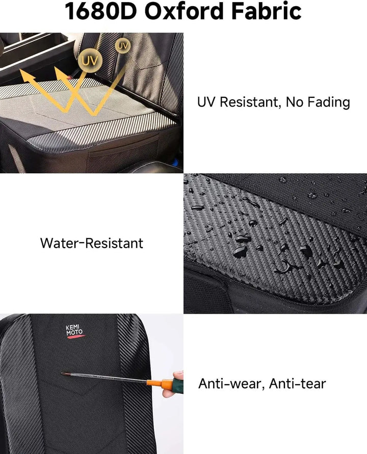 KEMIMOTO 5" UTV Universal Fit Seat Cushion for Smaller Riders