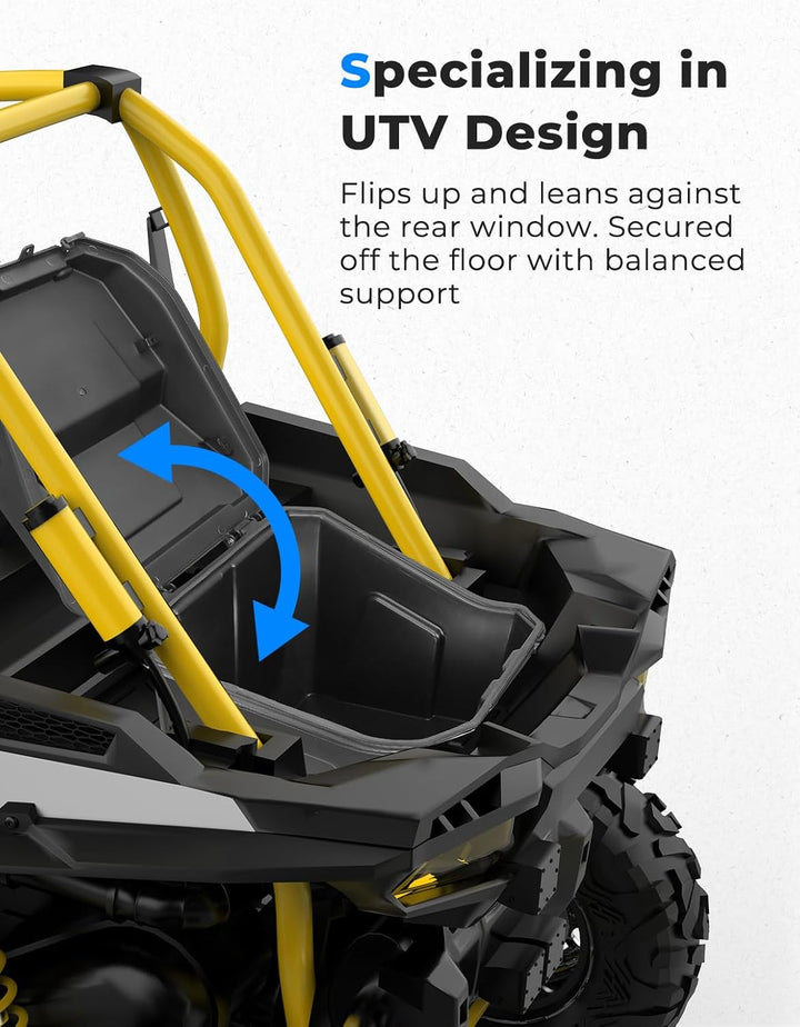Black Cargo Box for Polaris RZR XP 1000/4 1000 (2014-2023)
