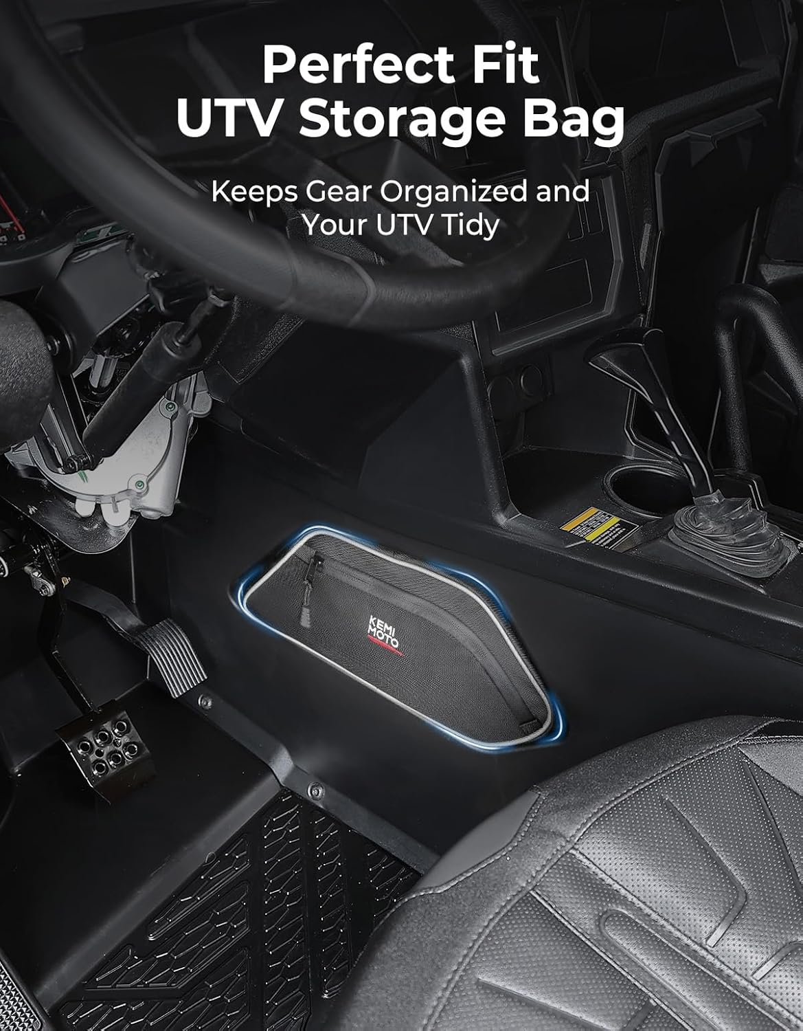 UTV Center Seats Storage Bag for Polaris General 2016-2023