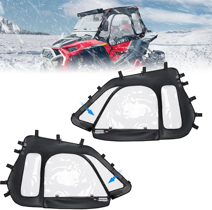 Soft Upper Door Cab Enclosure Set for RZR XP 1000 2014-2023