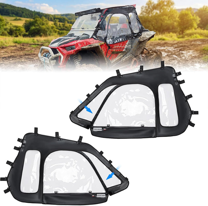 Soft Upper Door Cab Enclosure Set for RZR XP 1000 2014-2023