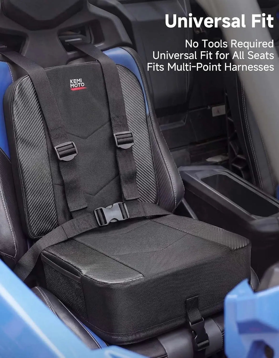 KEMIMOTO 5" UTV Universal Fit Seat Cushion for Smaller Riders