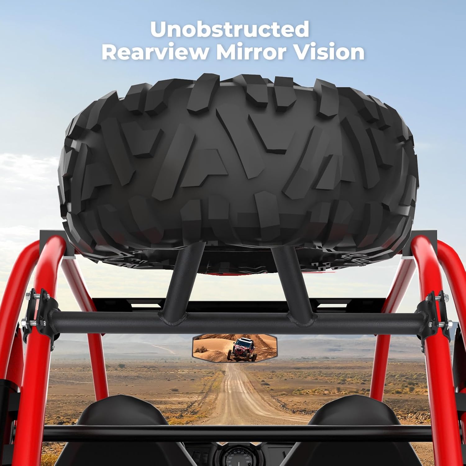 Spare Tire Carrier Mount for Polaris RZR XP 1000/4 1000 /Turbo