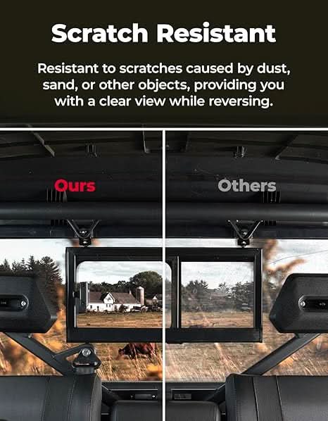 UTV Sliding Glass Rear Window For CFMOTO UFORCE 1000/1000 XL 2019-2025 - Kemimoto