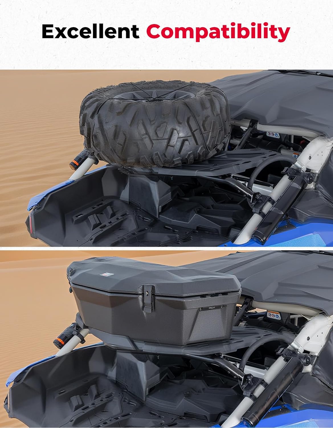 LinQ Pivoting Rack Spare Tire Rack for Can Am X3 / X3 Max