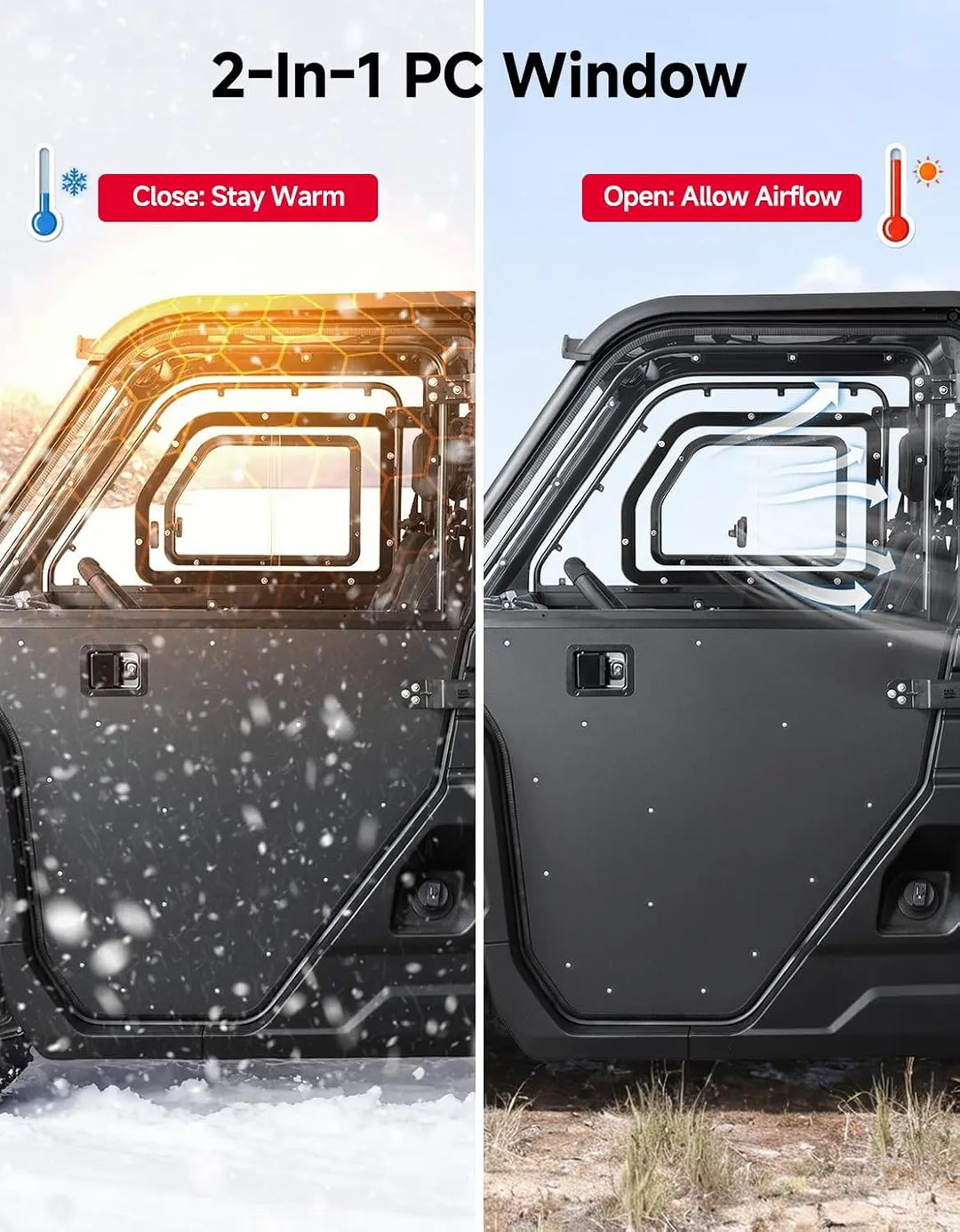 Full Door with Sliding Window For UForce U10 Pro