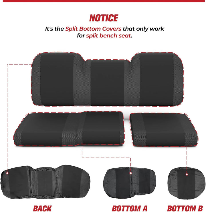 UTV Waterproof Seat Cover for Polaris Ranger XP 1000/ Crew