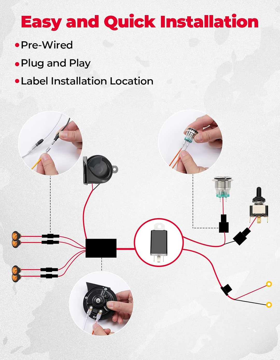 UTV Universal Turn Signal Kit