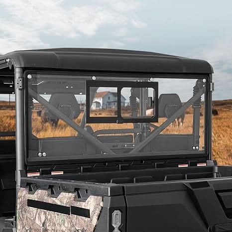 UTV Sliding Glass Rear Window For CFMOTO UFORCE 1000/1000 XL 2019-2025 - Kemimoto