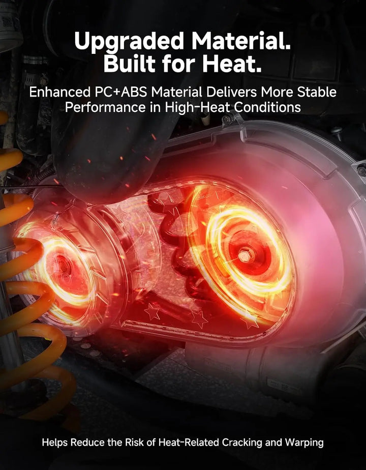 KEMIMOTO Clear Clutch Cover with App-Controlled RGB Lights for Polaris RZR & Ranger