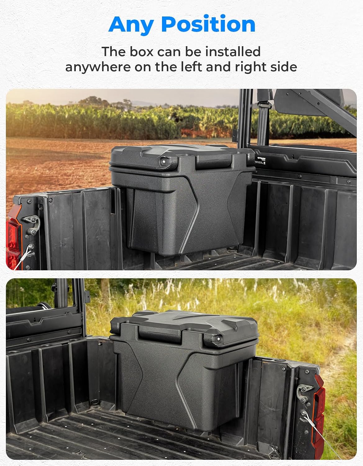 Upgrade Anti-Theft Bed Storage Box for Ranger 1000 XP 900 800 700 570 500