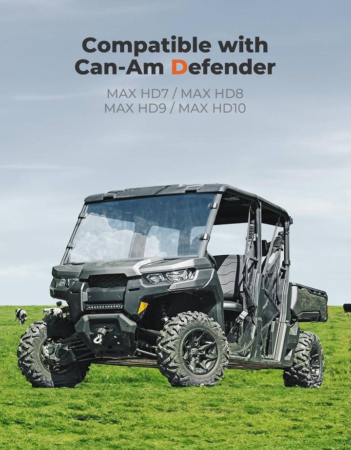 4pcs TPE Floor Mats Anti-Slip Mats for Can-Am Defender Max