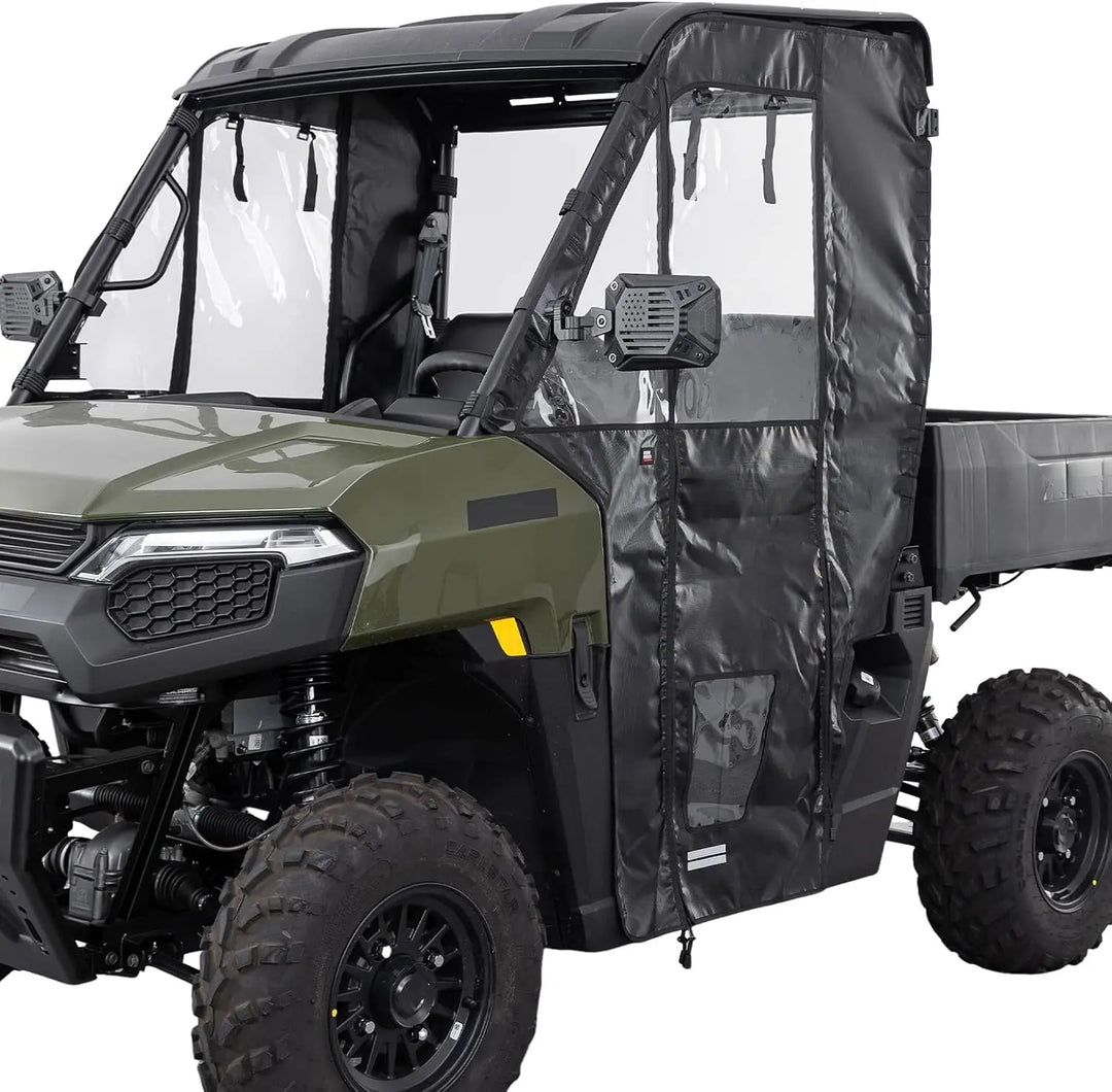 UTV Soft Doors for Polaris Ranger 500 2026, 2-Door Set