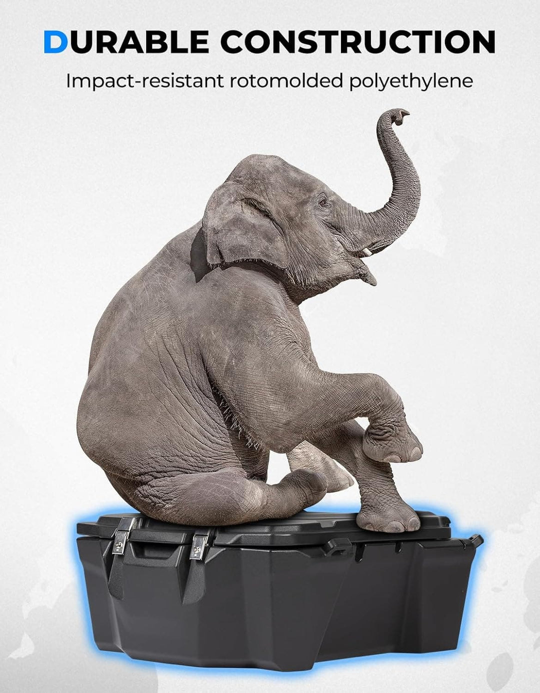 100L UTV Rear Cargo Box for Polaris RZR XP 1000 /4 (2019-2023) - Kemimoto