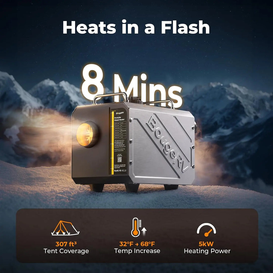 BougeRV Portable Diesel Outdoor Heater