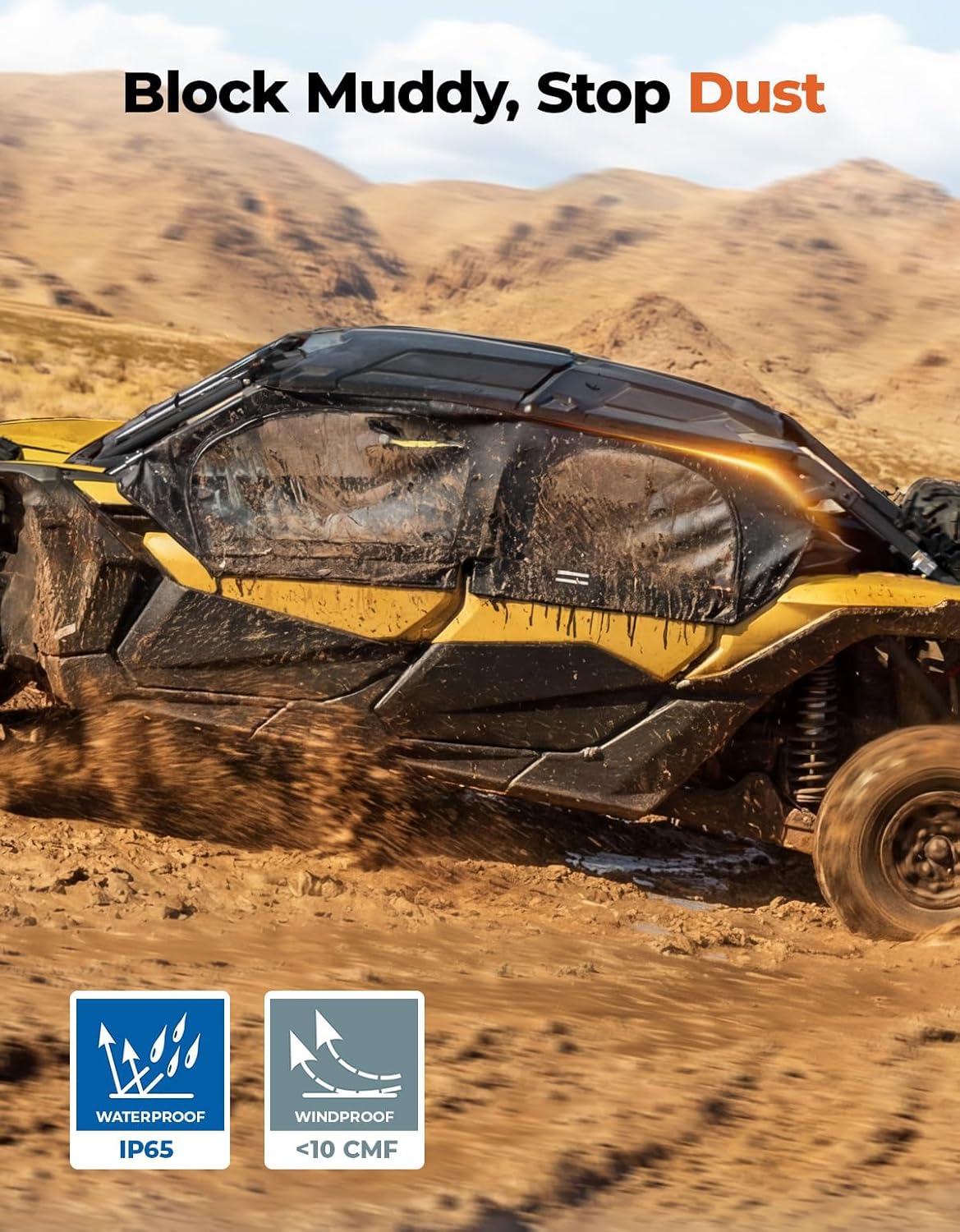 Soft Cab Enclosure Upper Doors for Can-Am Maverick X3 MAX