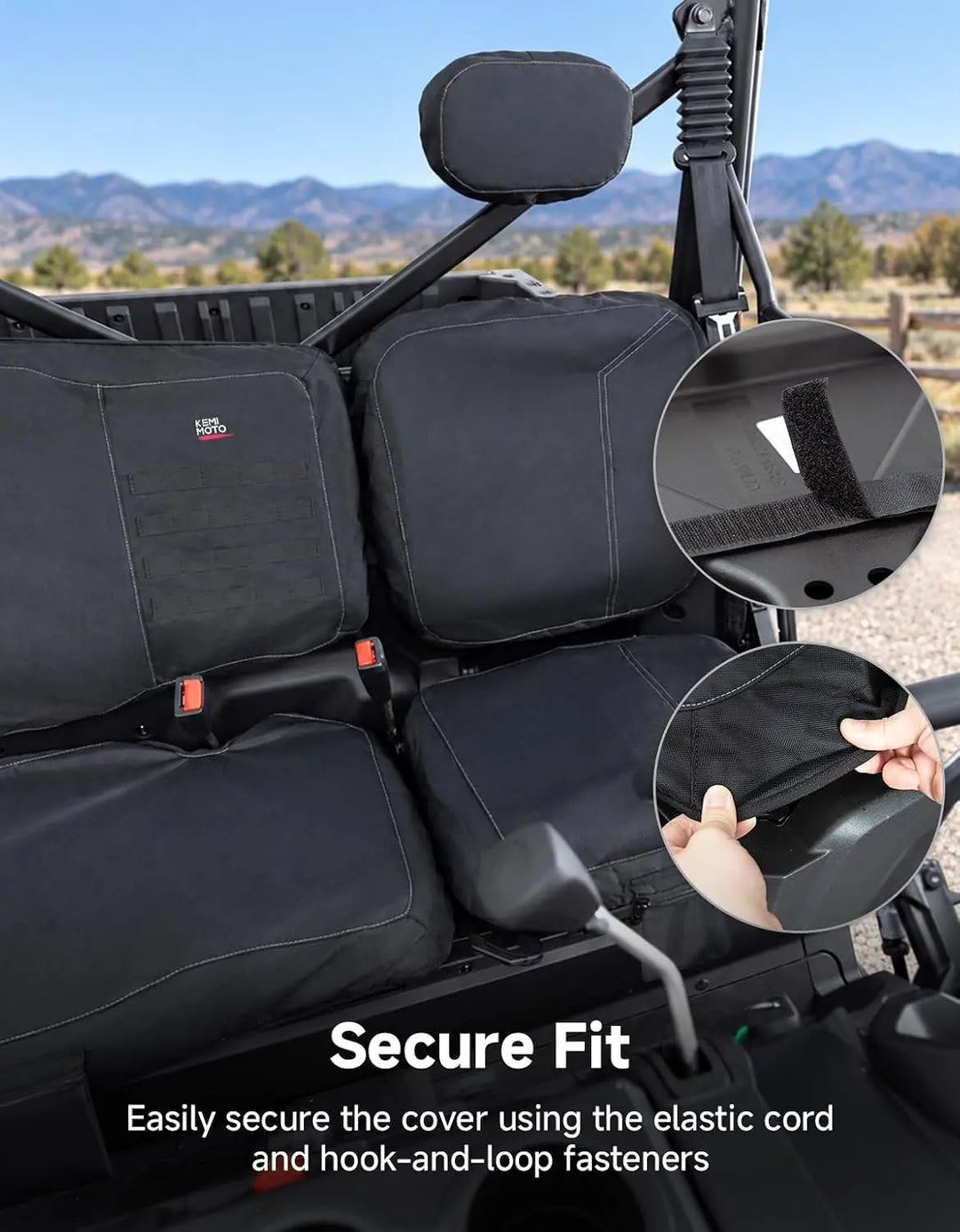UTV 1680D Seat Covers Set For CFMOTO UFORCE 600 2021+