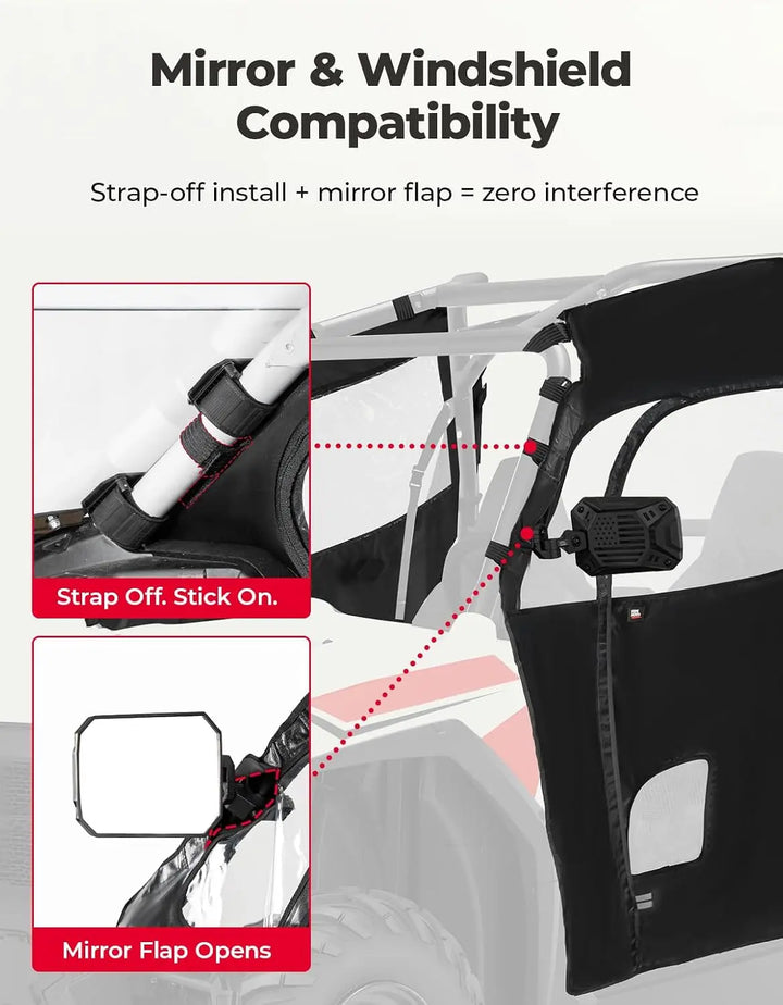 UTV Soft Cab Enclosure for RZR 570/Trail 570/800/S 800/900