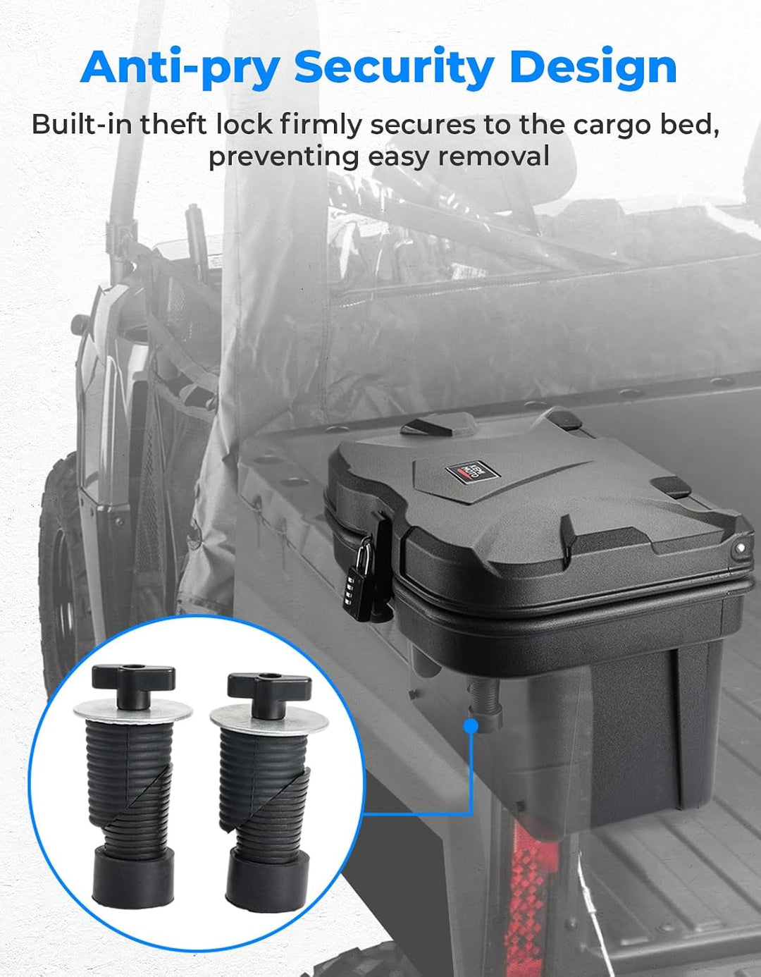 Upgrade Anti-Theft Bed Storage Box for Ranger 1000 XP 900 800 700 570 500