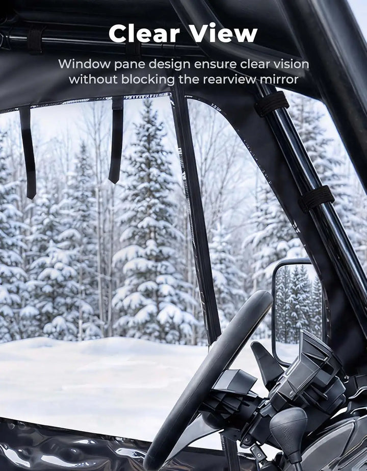KEMIMOTO Soft Upper Doors Compatible with Honda Pioneer 700 2014-2025