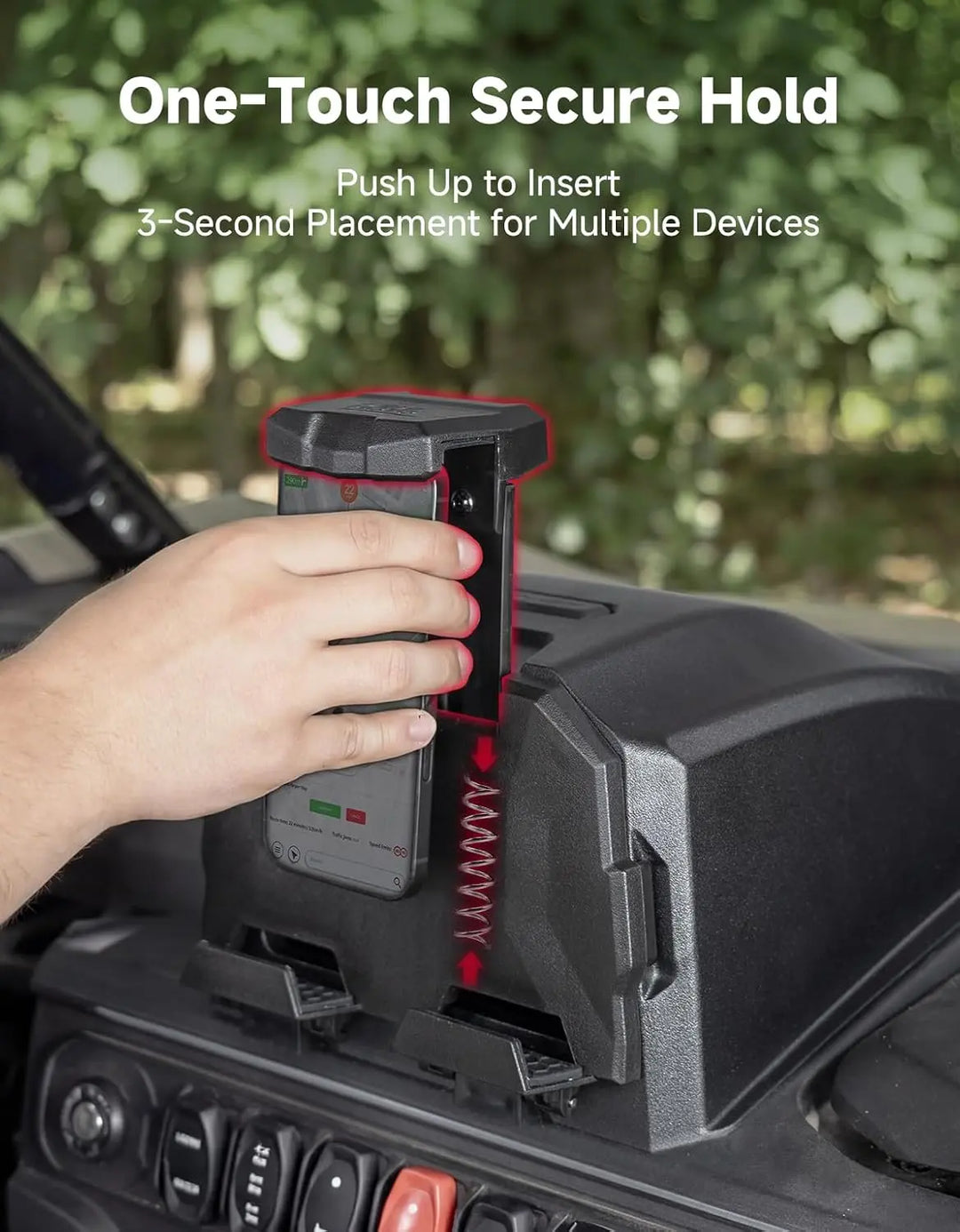 KEMIMOTO UTV Tablet Holder For CFMOTO ZForce G2（2023+）