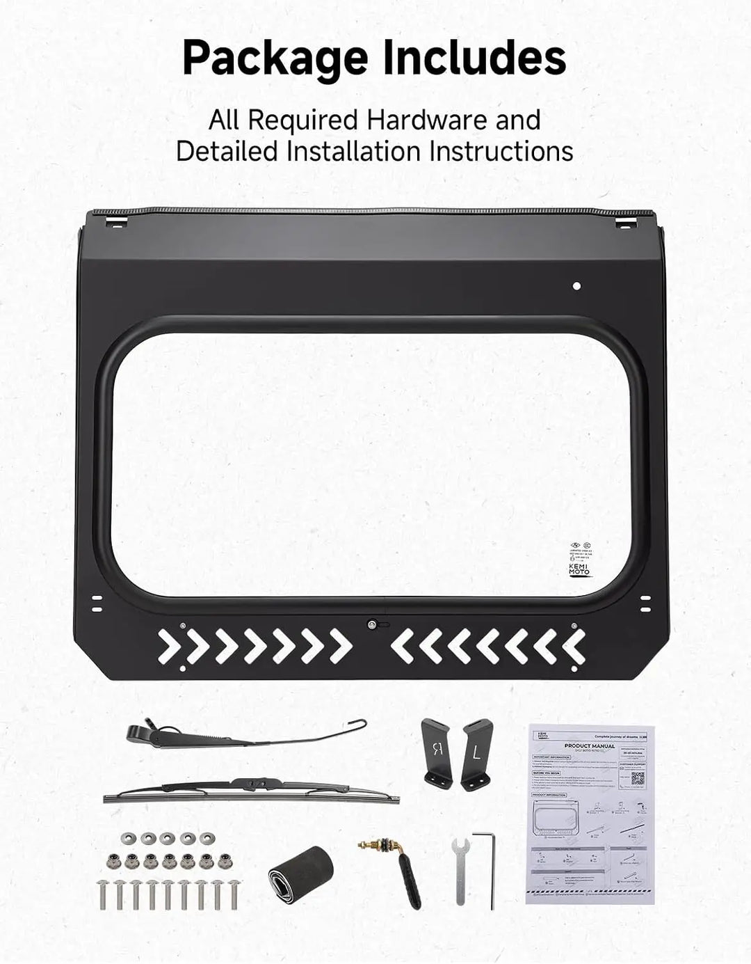 7mm Glass Windshield for Can-Am Commander & Commander MAX
