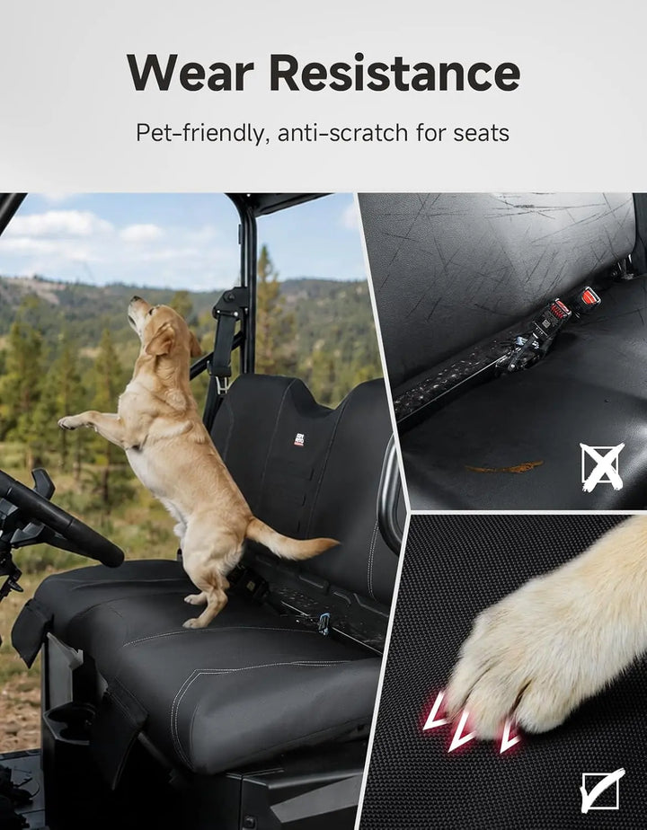 UTV Seat Covers with Storage Pockets for Polaris Ranger 500 2026+