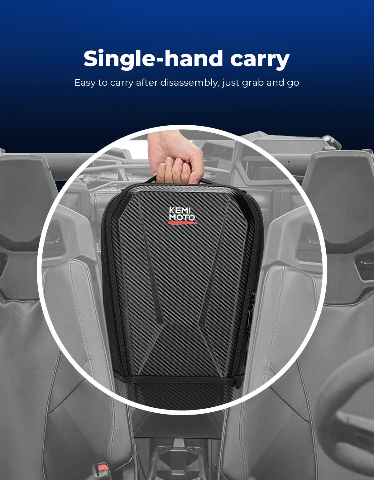 Center Shoulder Storage Bag for Can-Am Maverick X3/ X3 Max