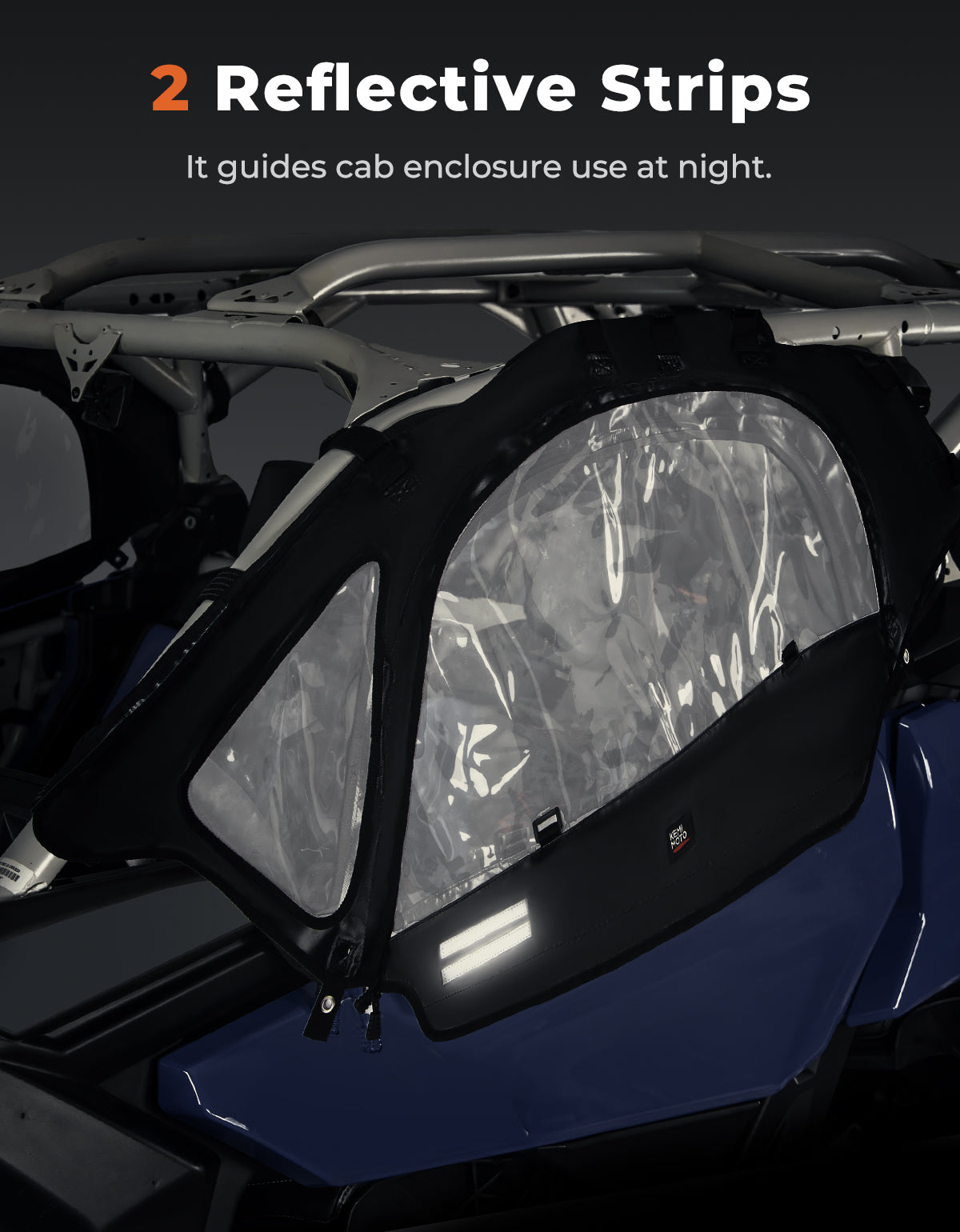 Upgraded Soft Cab Enclosure Upper Doors for Can-Am Maverick X3