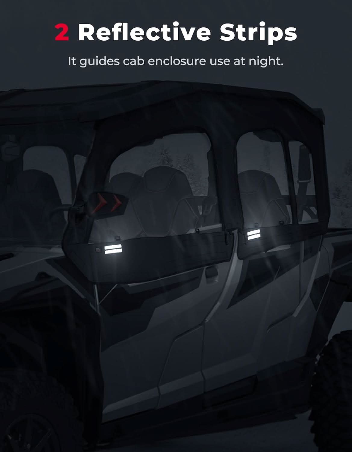 Upgraded Soft Upper Doors for Polaris General 4 1000 / XP 4 1000