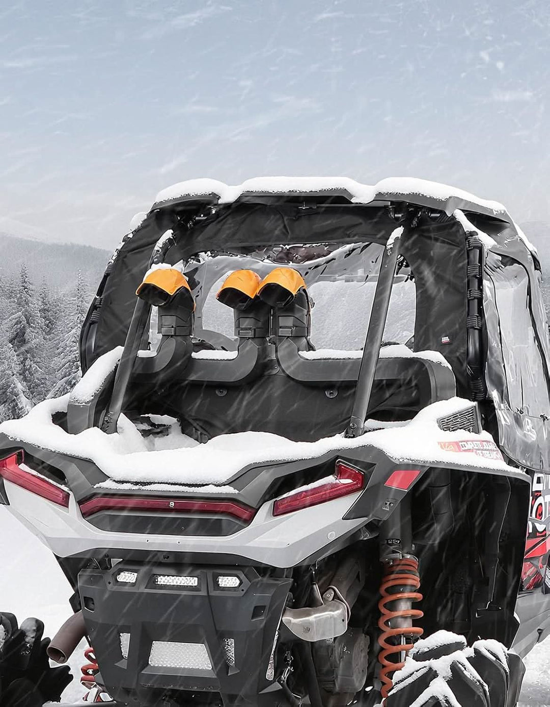 Soft Rear Windshield for 2014+ Polaris RZR XP/XP 4 1000, 2016+ Polaris RZR XP/XP 4 Turbo