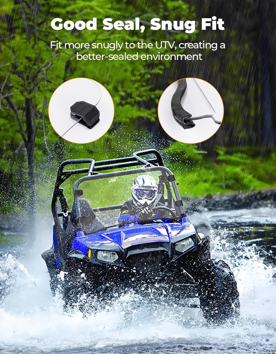 UTV Full Windshield for Polaris RZR 800 / S 800/4 800, XP 900/4 900, RZR 570
