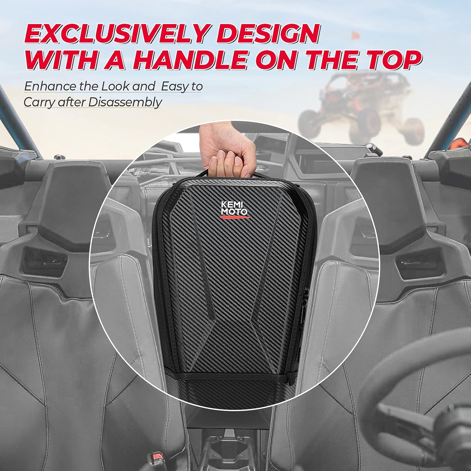 Center Shoulder Storage Bag for Can-Am Maverick X3/ X3 Max